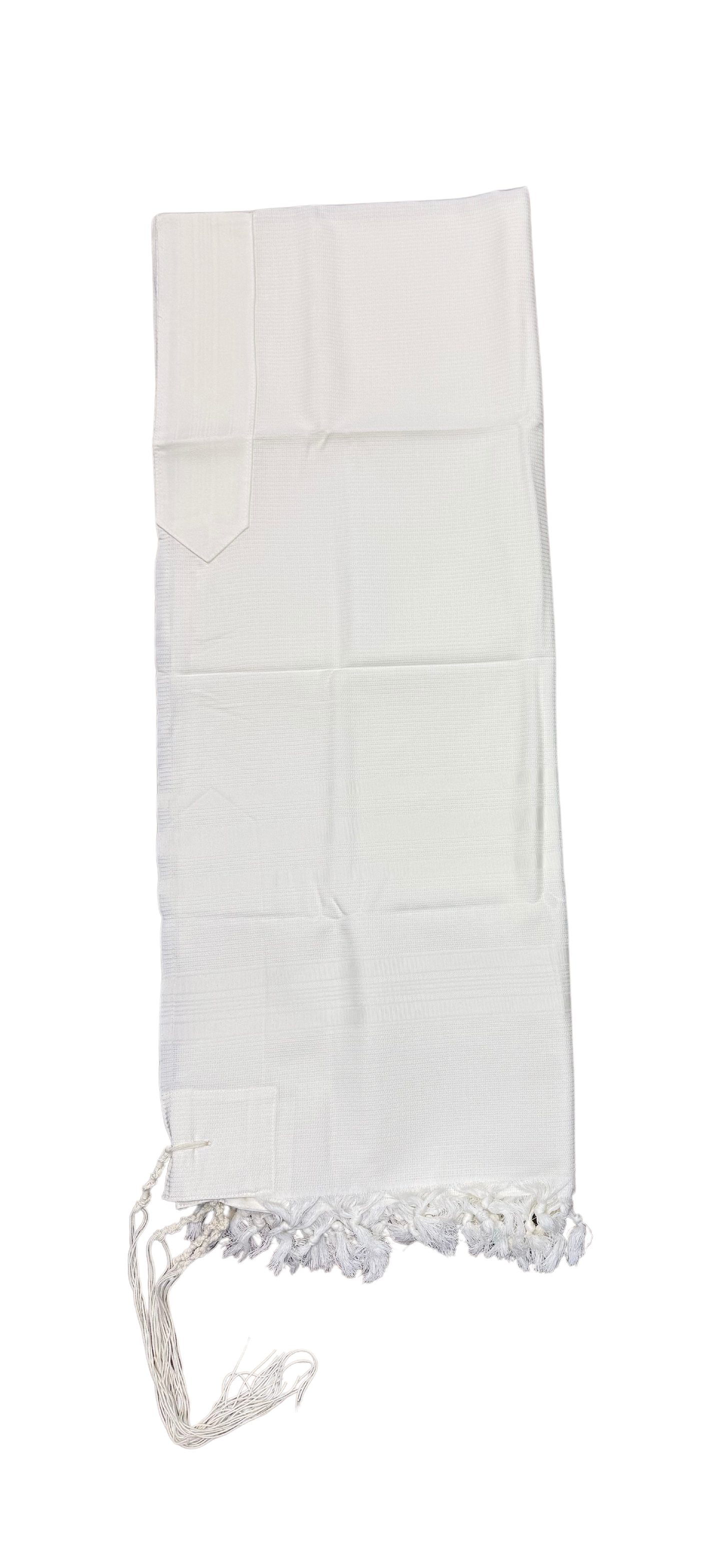 Talit Gadol LANA Blanco Antideslizante Talla 50 TY