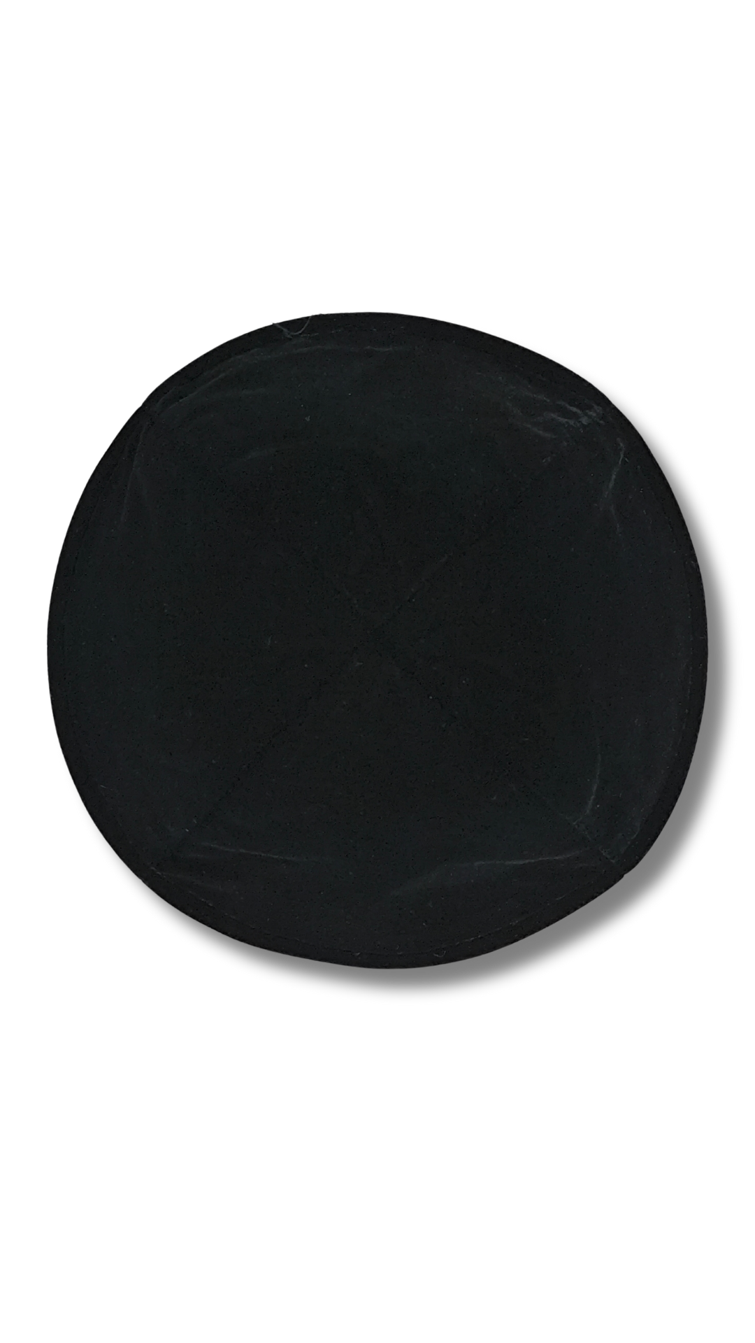Kipa terciopelo negro talla 5, 4 partes mofet 16382