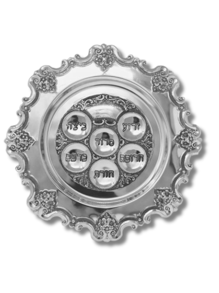 Platon Keara seder Pesaj plateado 12403