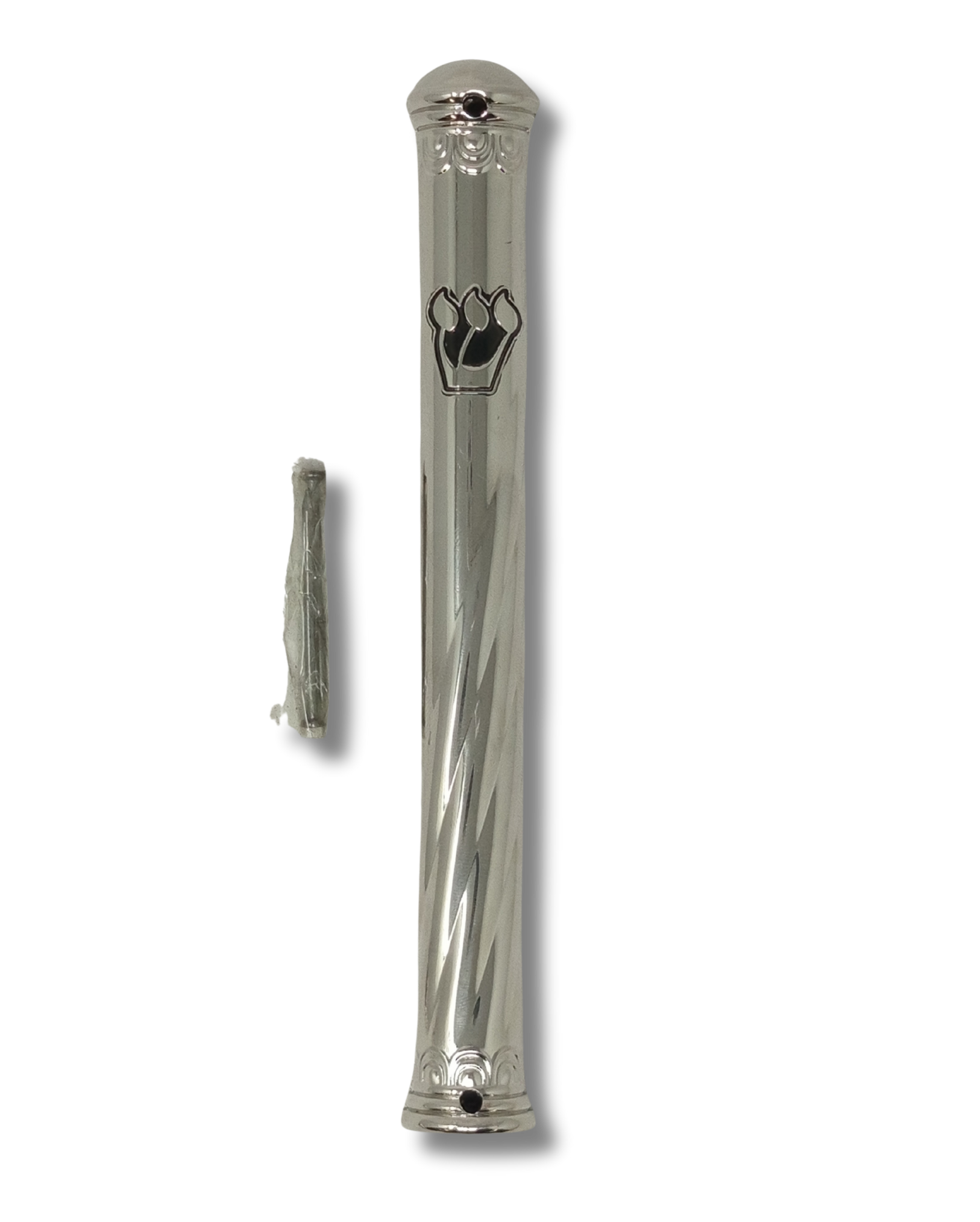 Estuche para Mezuzá de níquel – 15 cm, 23211