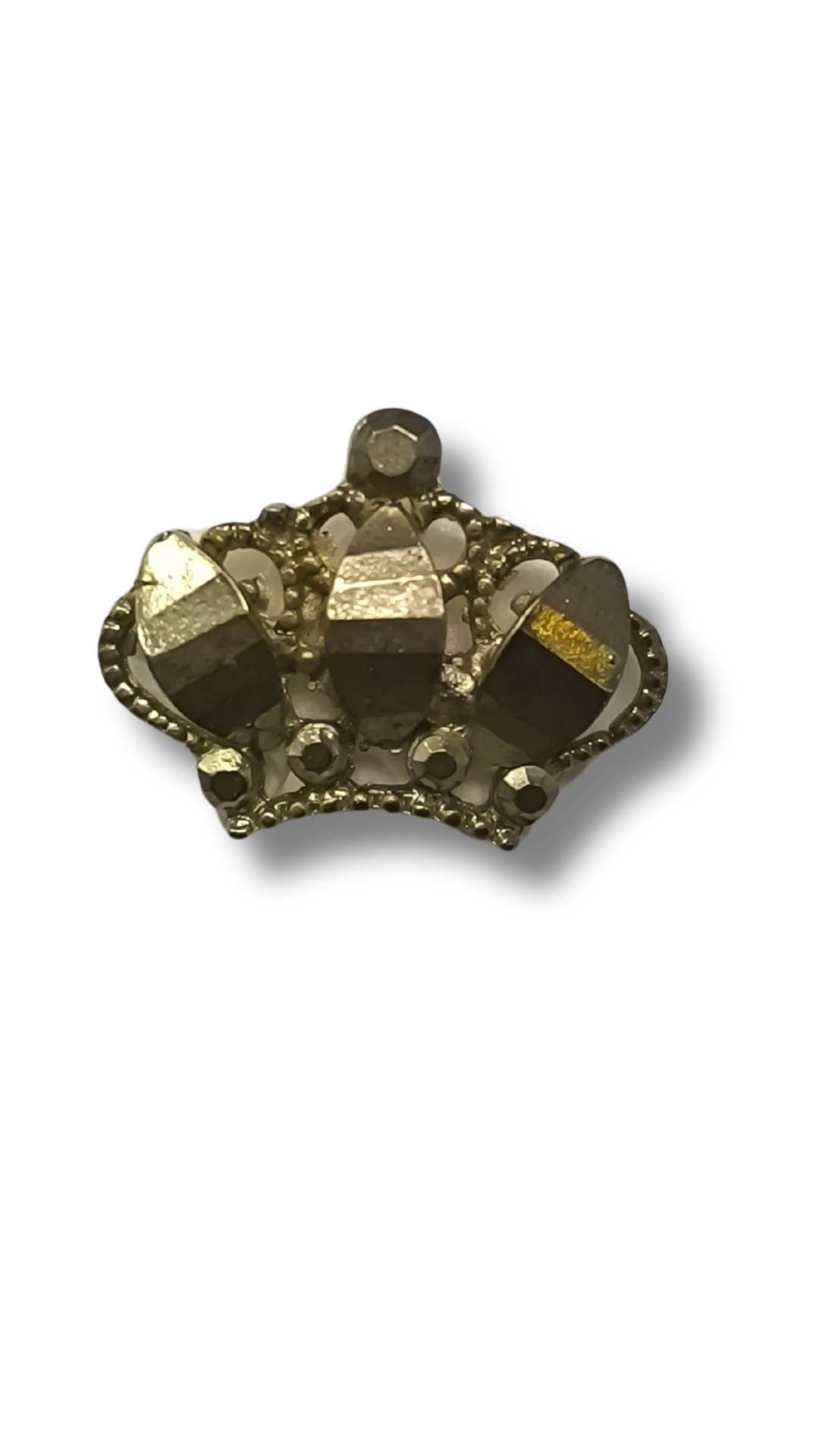 Pin Corona dorada 3d 11283