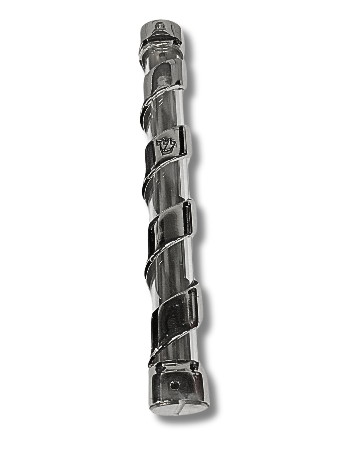 Estuche para mezuza espiral metal grande 18 cm. 22185