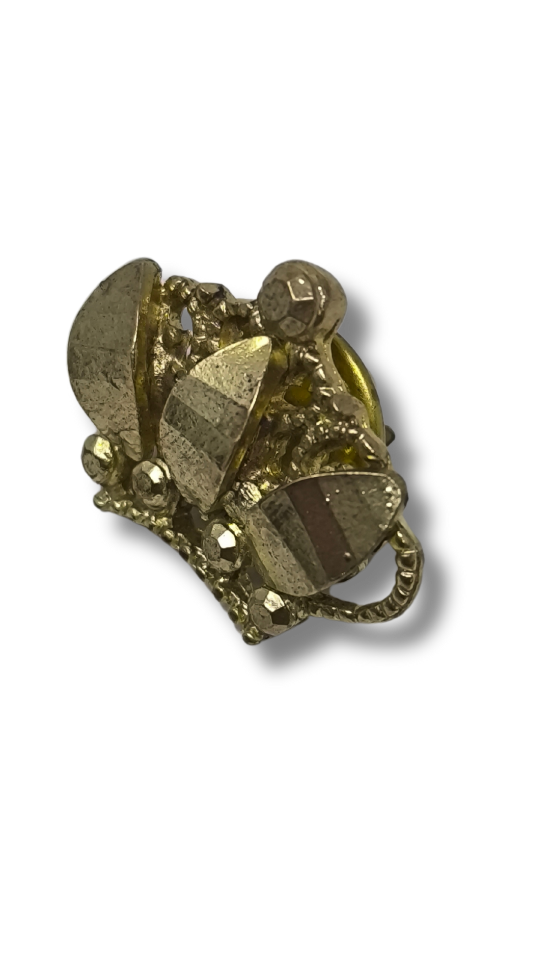 Pin Corona dorada 3d 11283