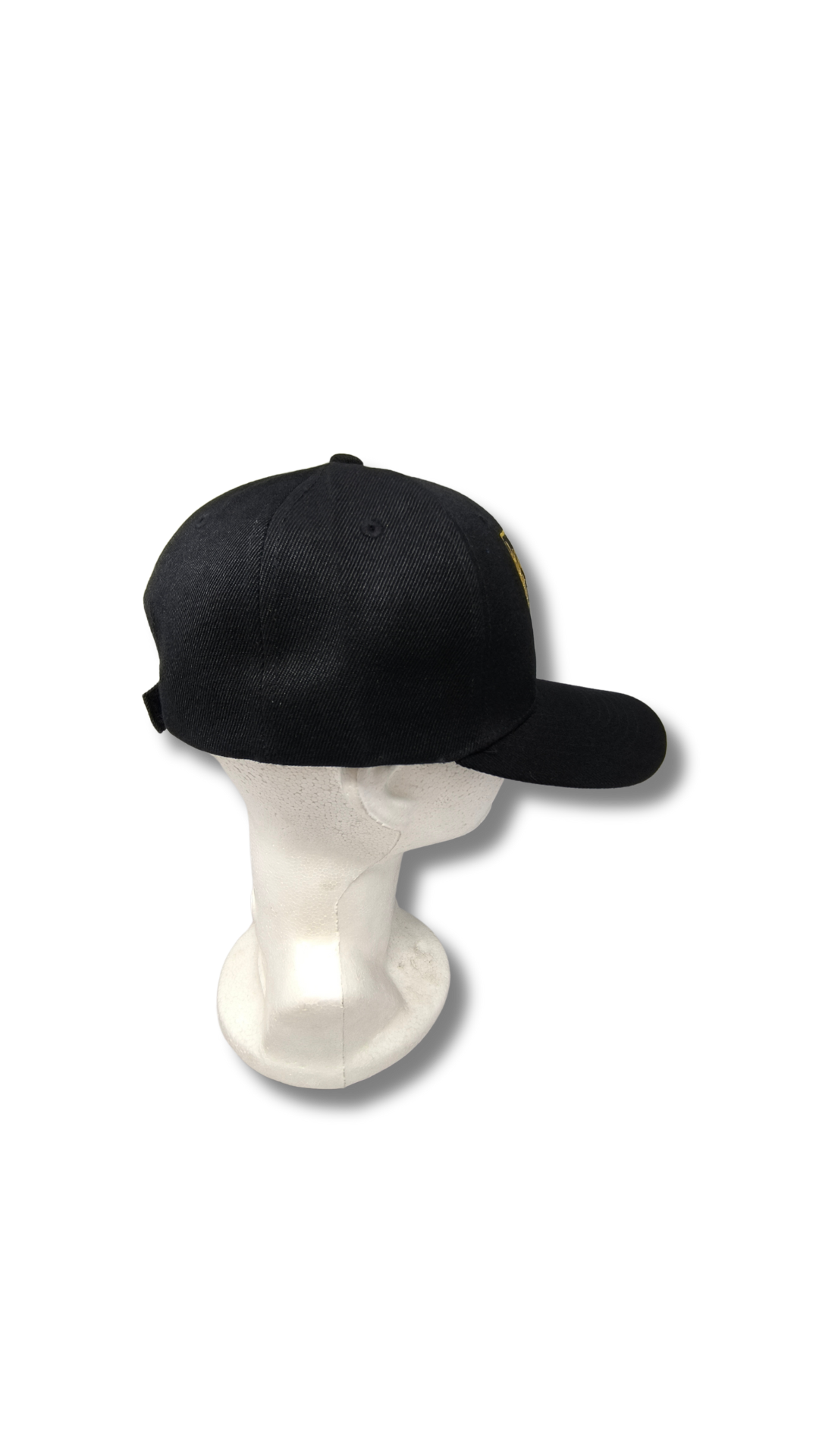 Gorra Negra Menora & Israel dorado 11562