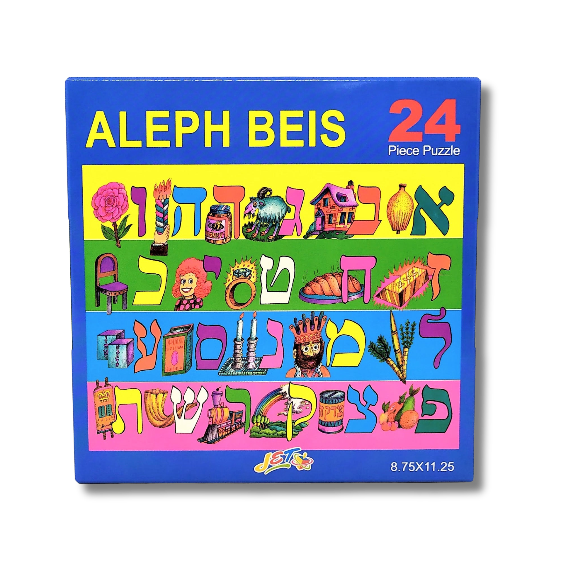 Rompecabezas alef bet 24 pcs 01419