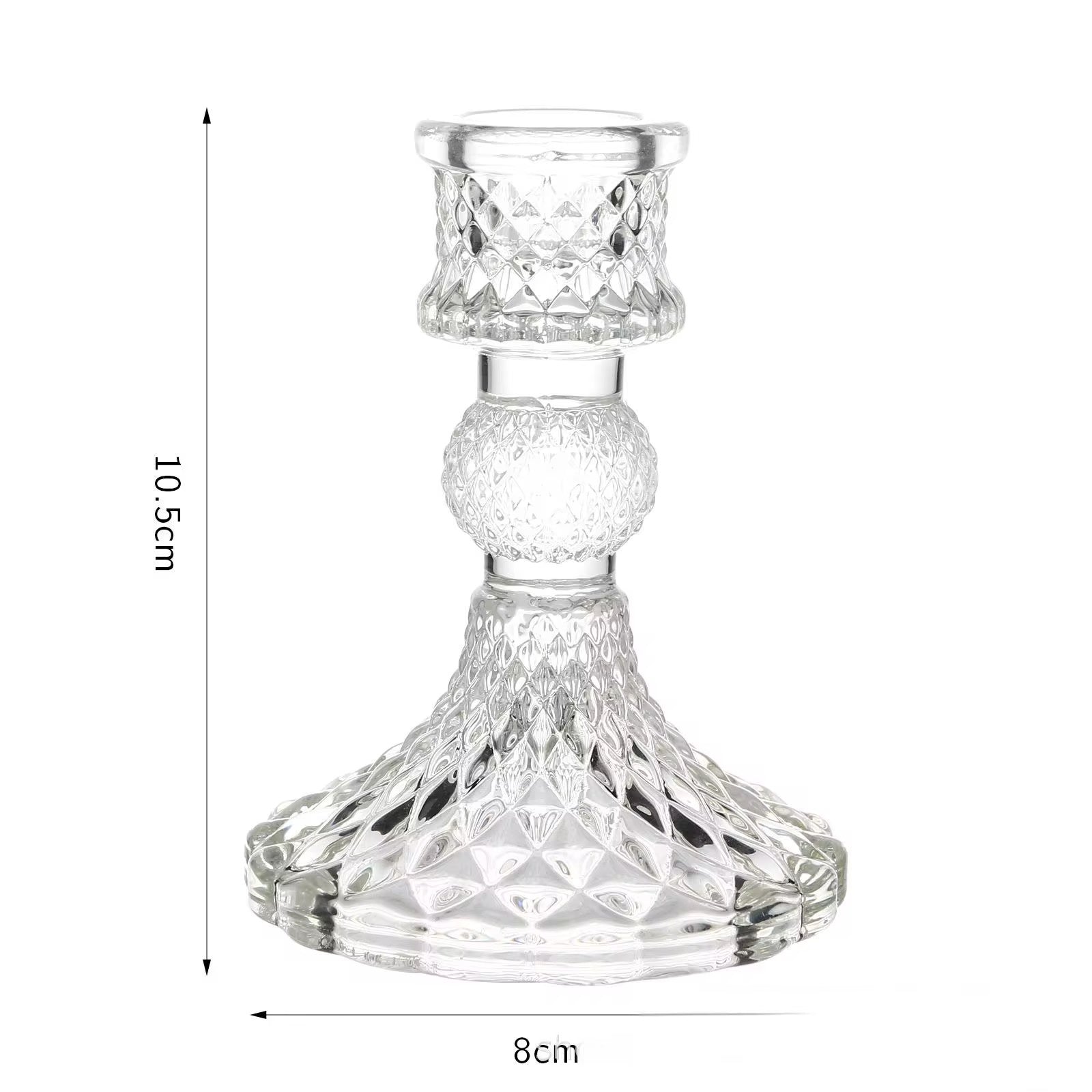 Par de Candelabros Elegantes para shabat (rombos) 12235