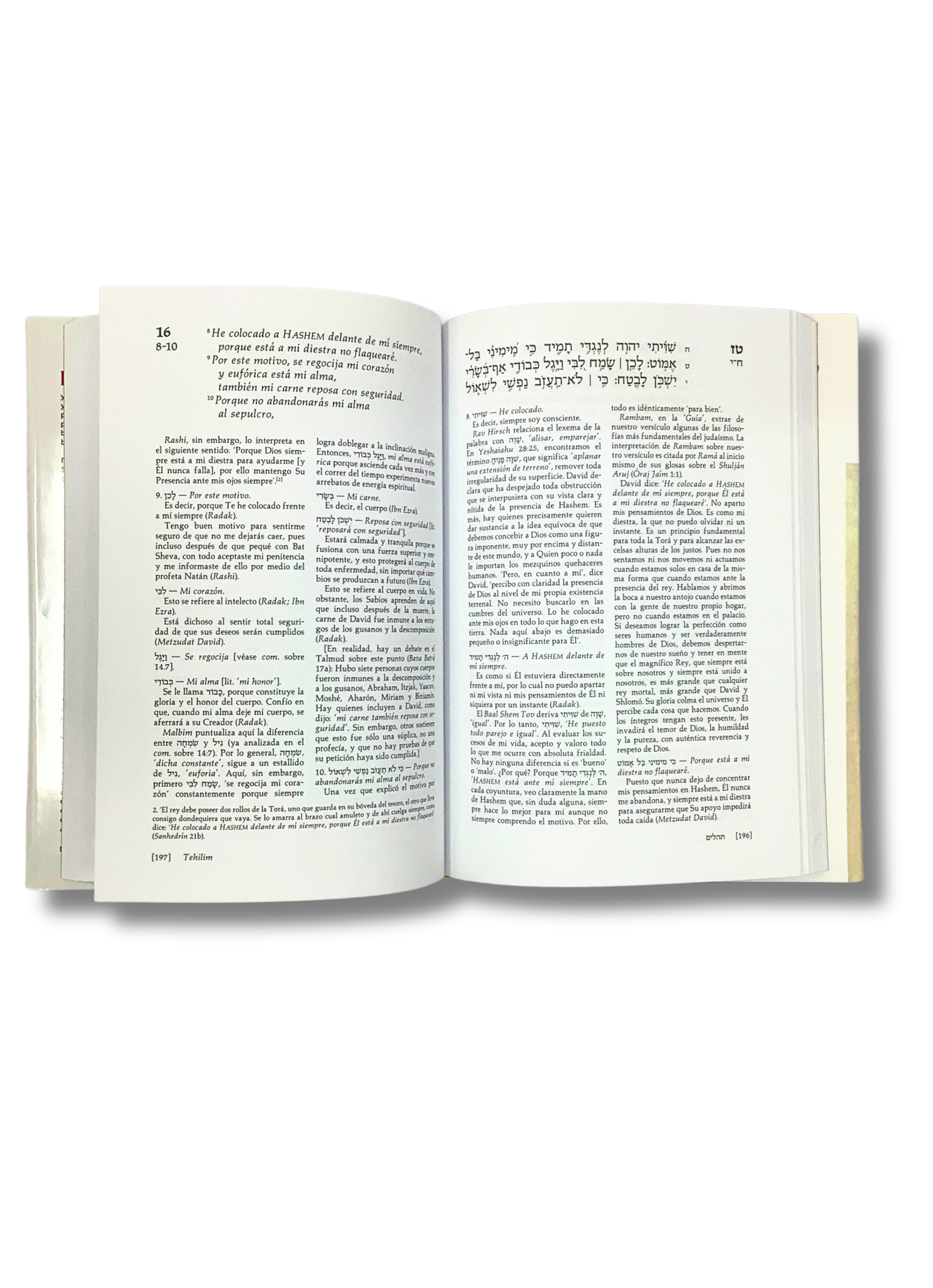 Psalms Tehilim Artscroll volume 1 Psalm 1-30 Hebrew Spanish and comments