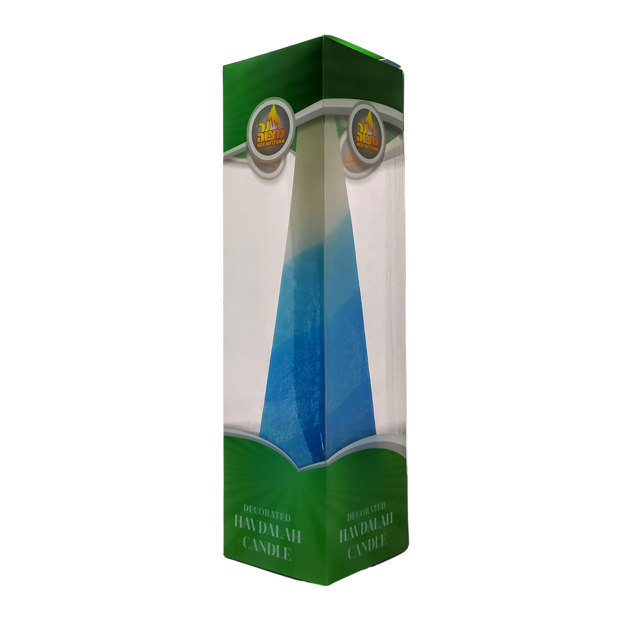 Decorative pyramid-shaped habdala candle 20070