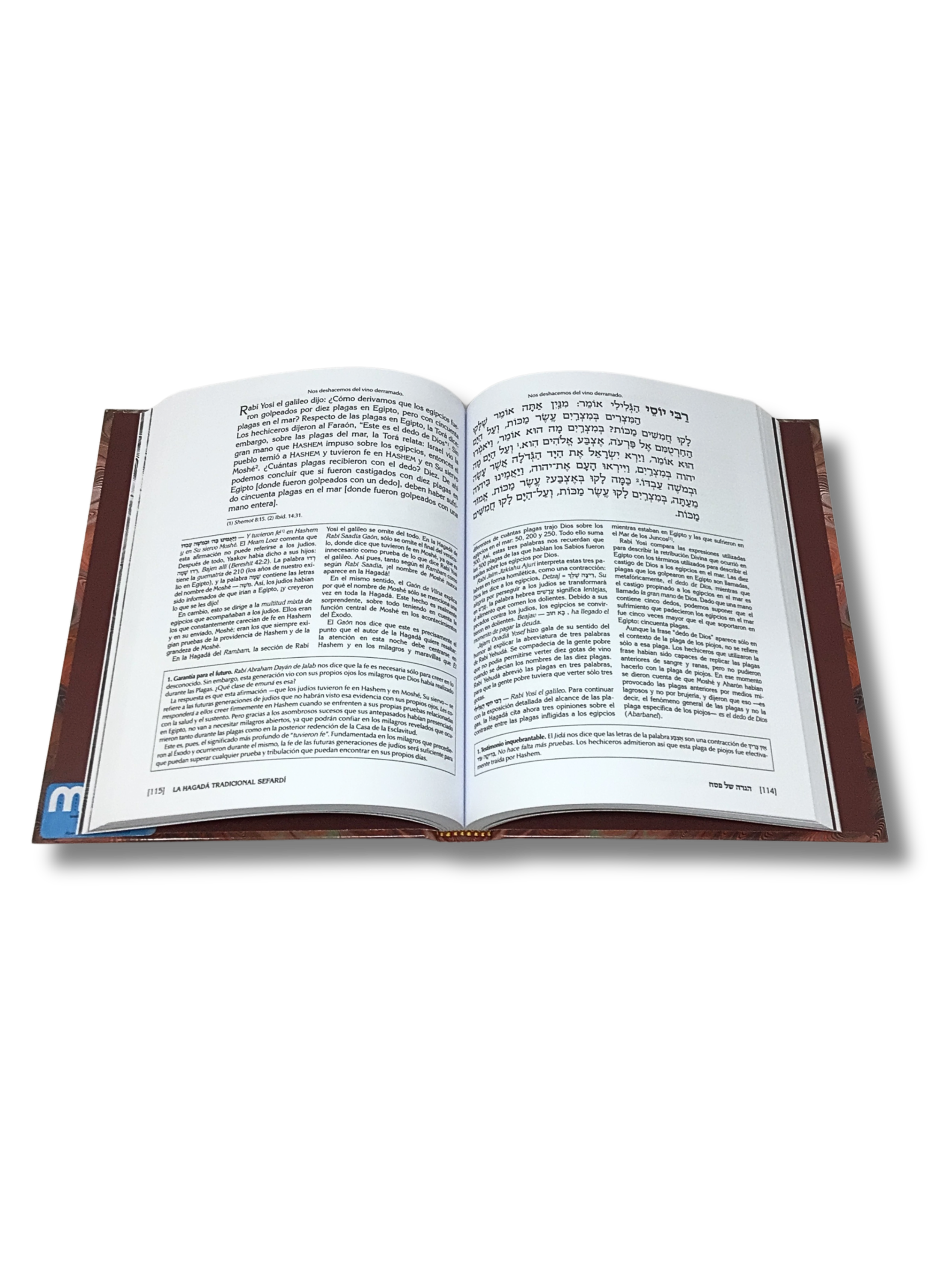 The Traditional Sephardic Artscroll Haggadah with commentary