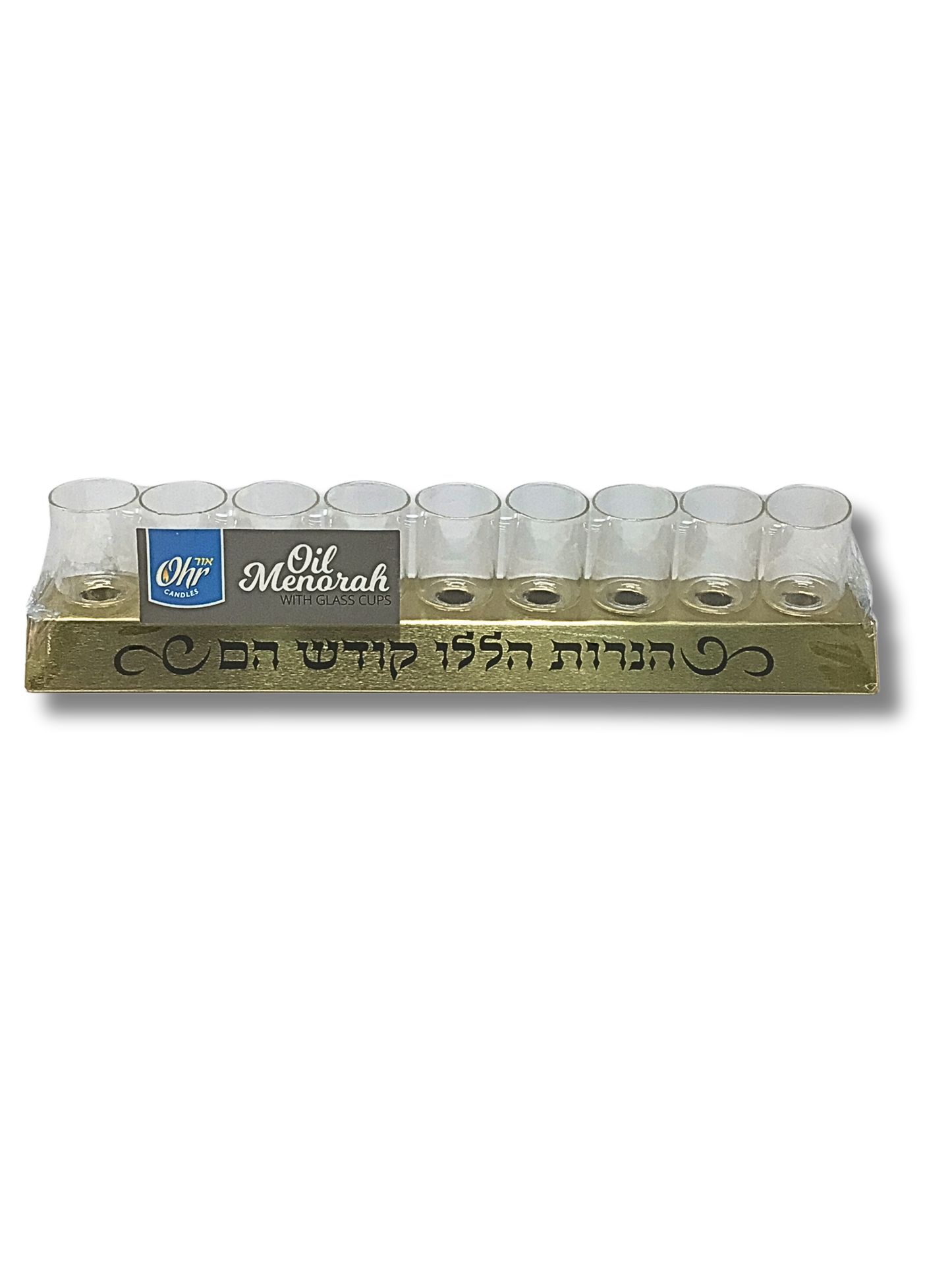 Janukia dorado con vasitos de cristal 11420 OHR