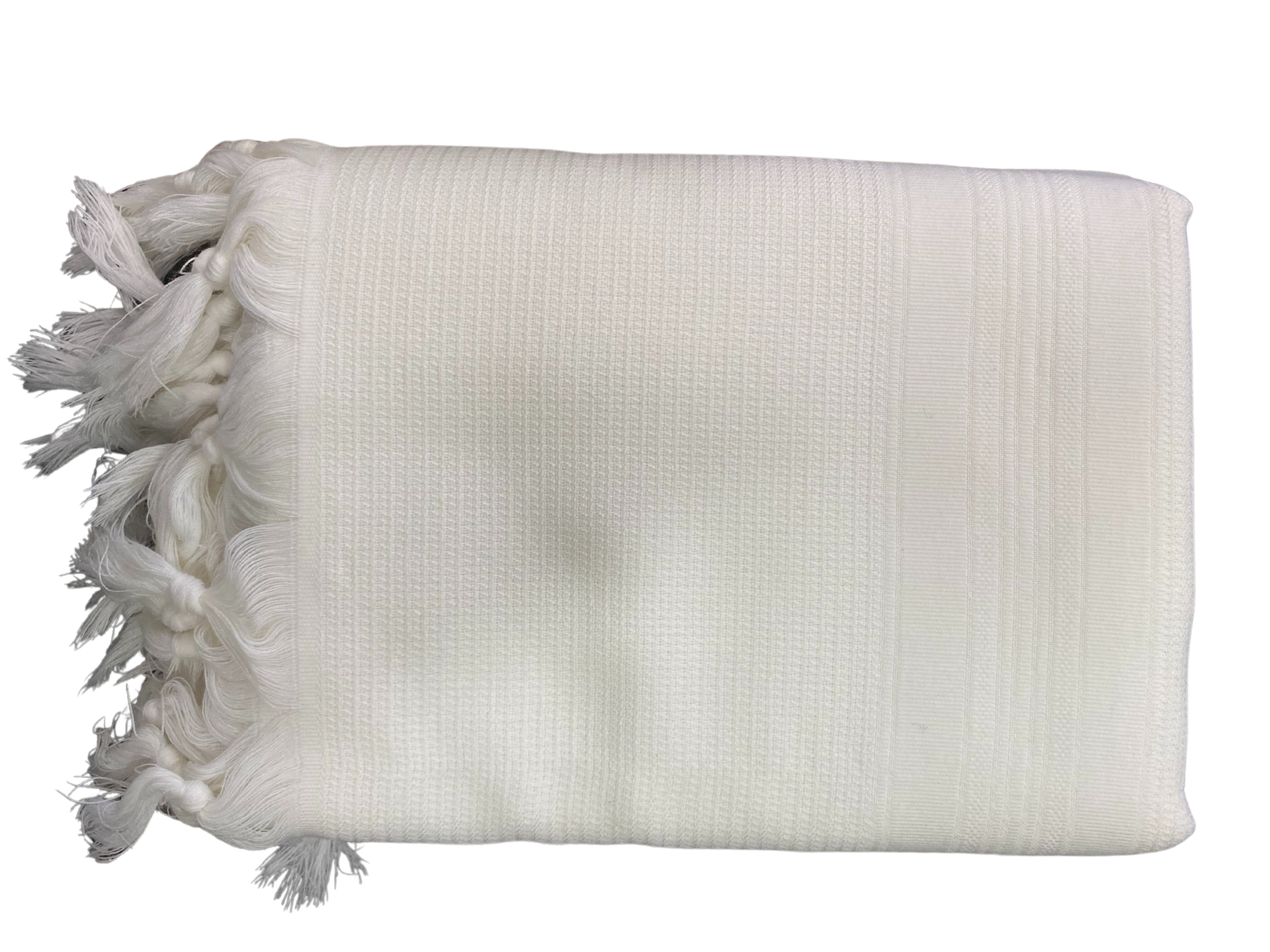 Talit Gadol WOOL White Non-Slip Size 45 TY