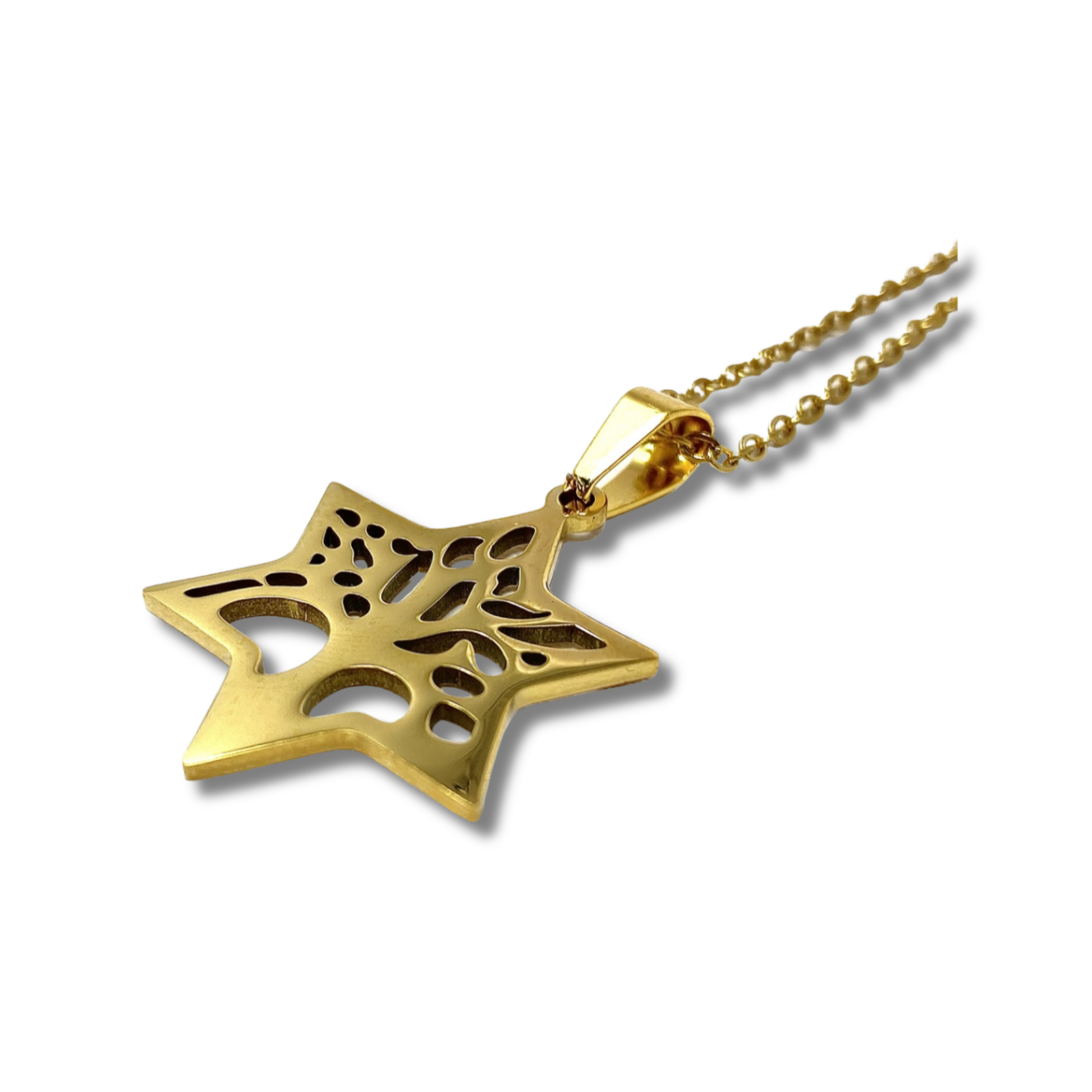 Collar arbol de vida dorado 11186