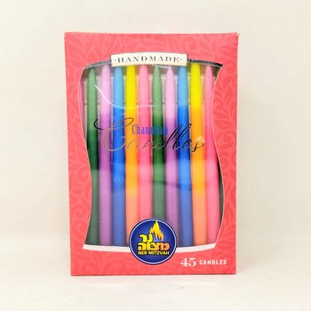 Velas Januka de colores Largas 28310