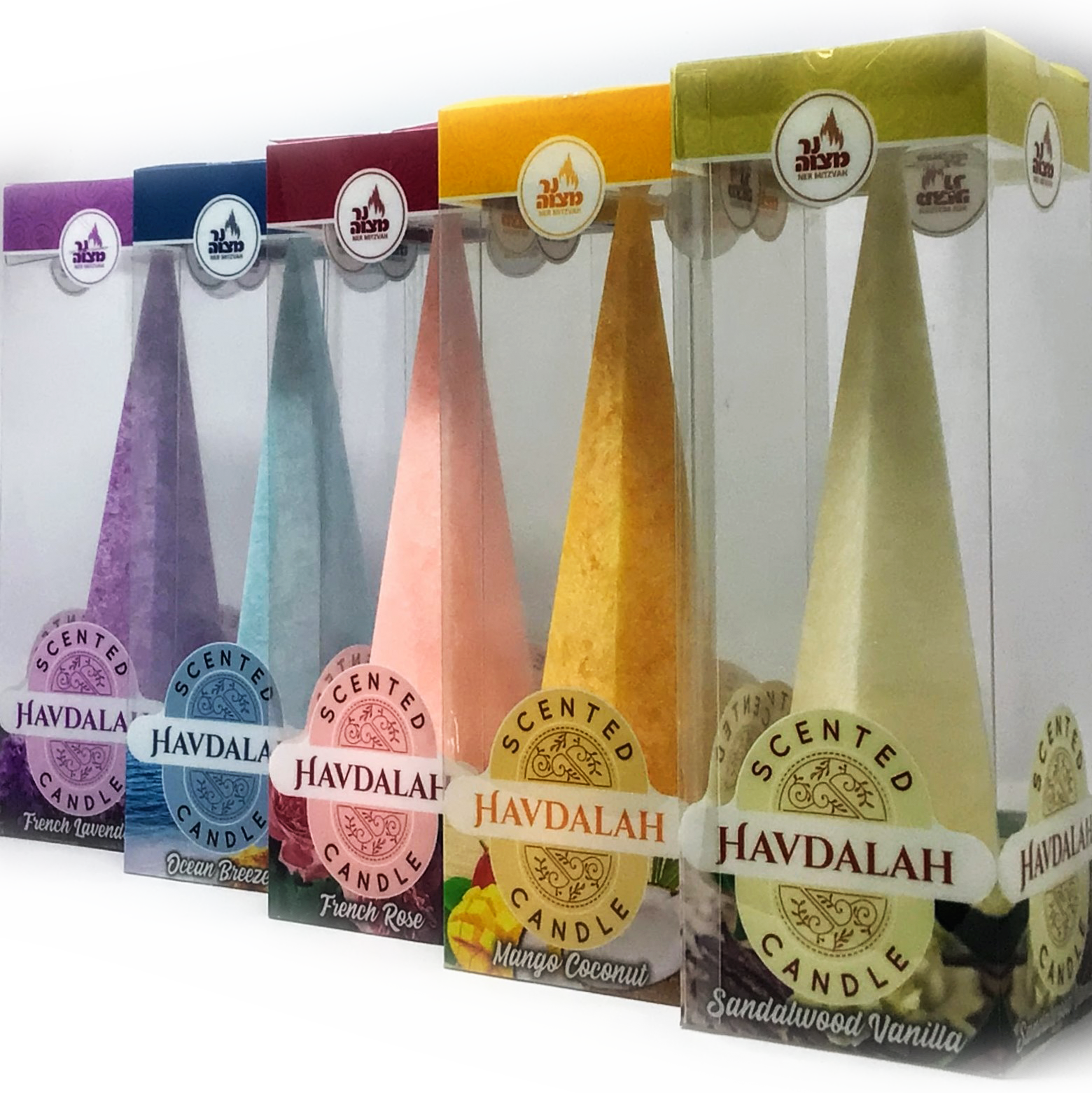 Vela de habdala decorativa con aroma 20075