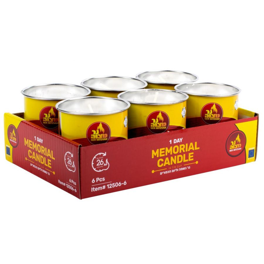 Memorial Candle Pack 1 Day Tin 12509