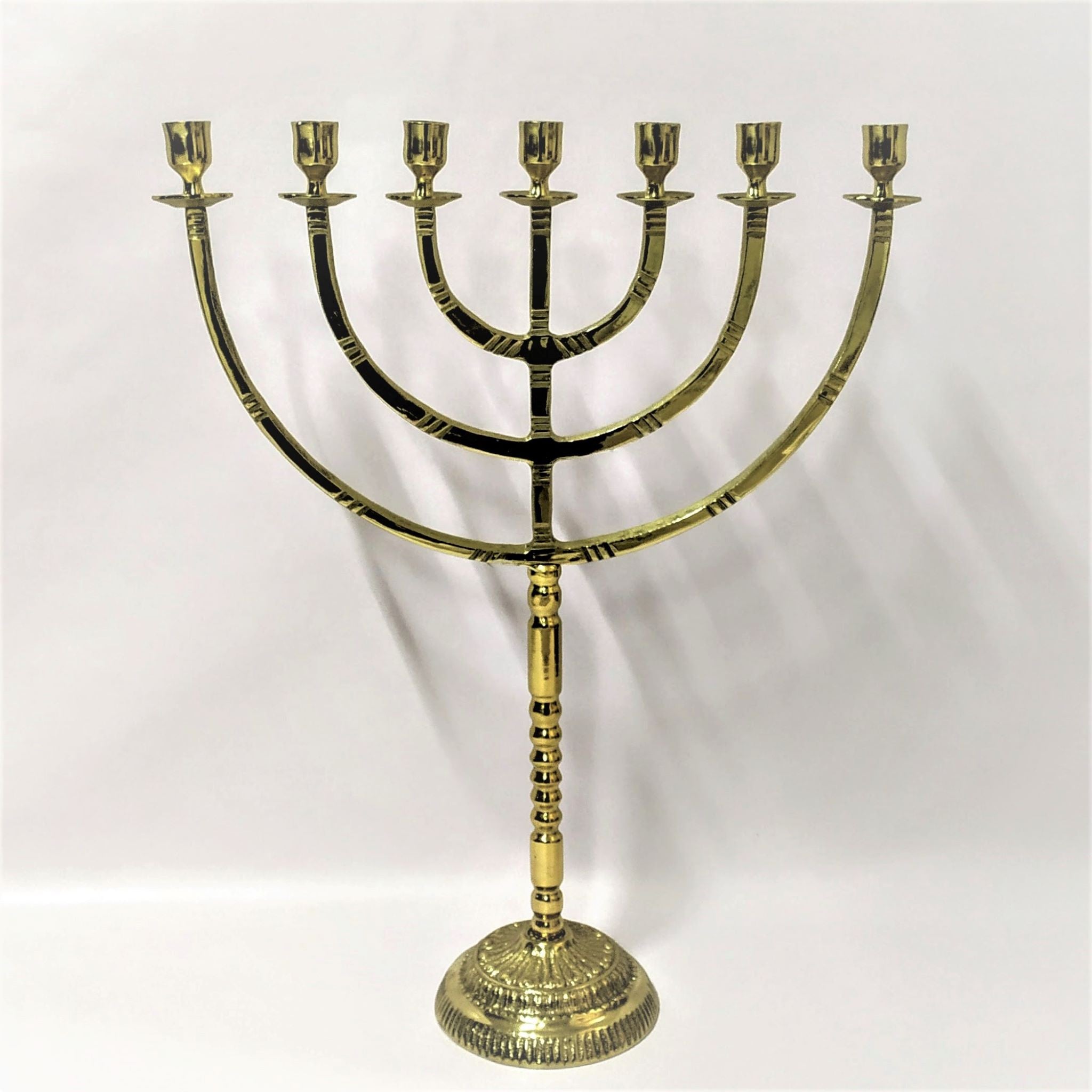 Menora 7 Brazos De Bronce Grande 17805