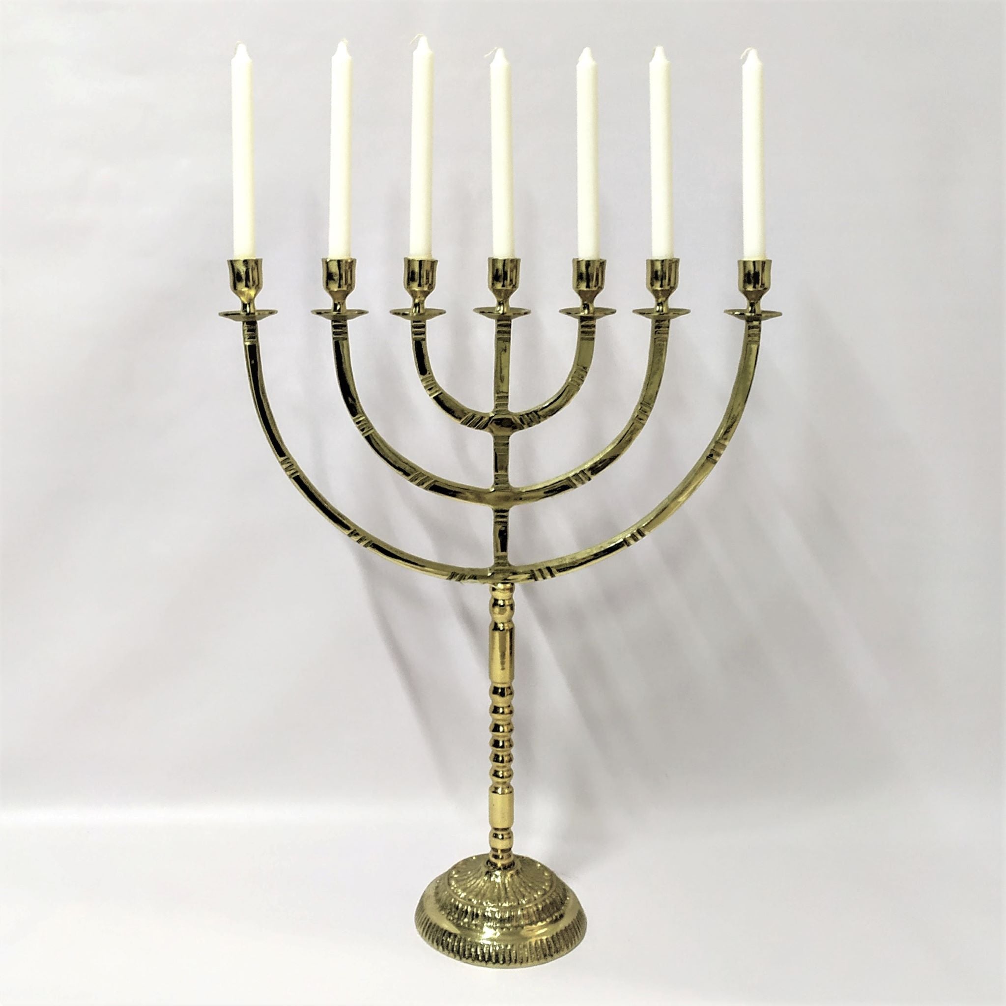 Menora 7 Brazos De Bronce Grande 17805