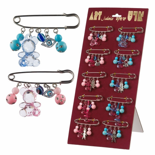 Broche bebe con dijes 58882