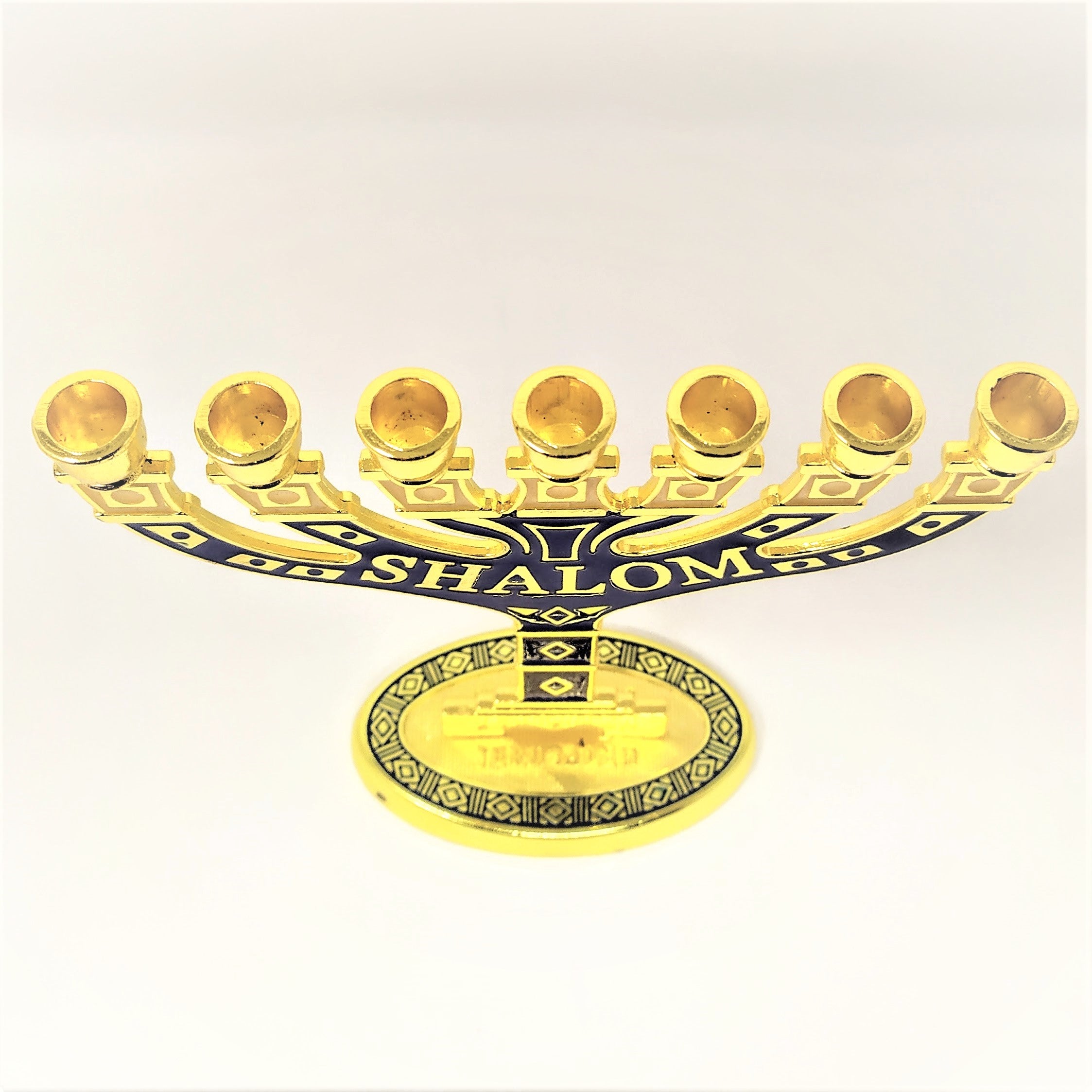 Menora 7 brazos Shalom 13 cm 96133