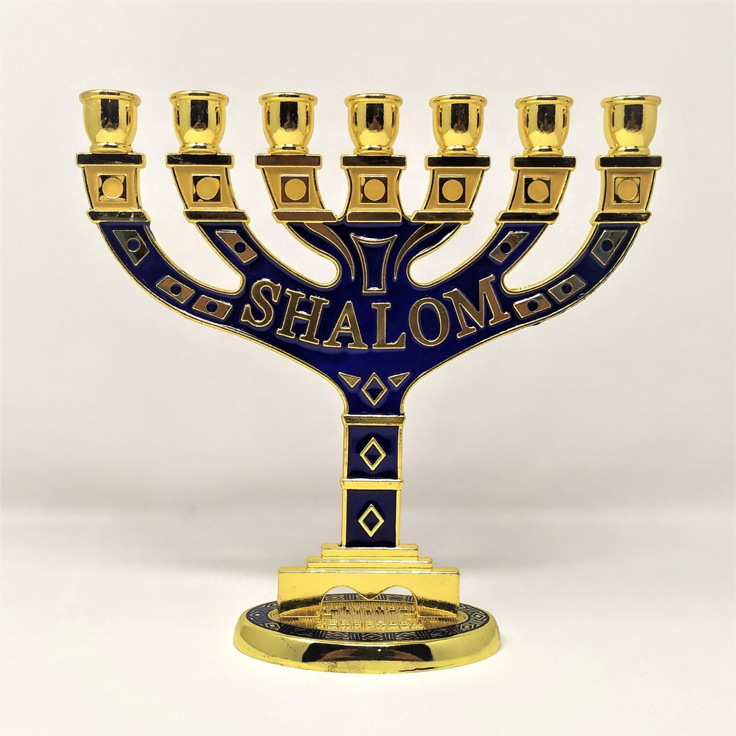 Menora 7 brazos Shalom 20 cm 96135