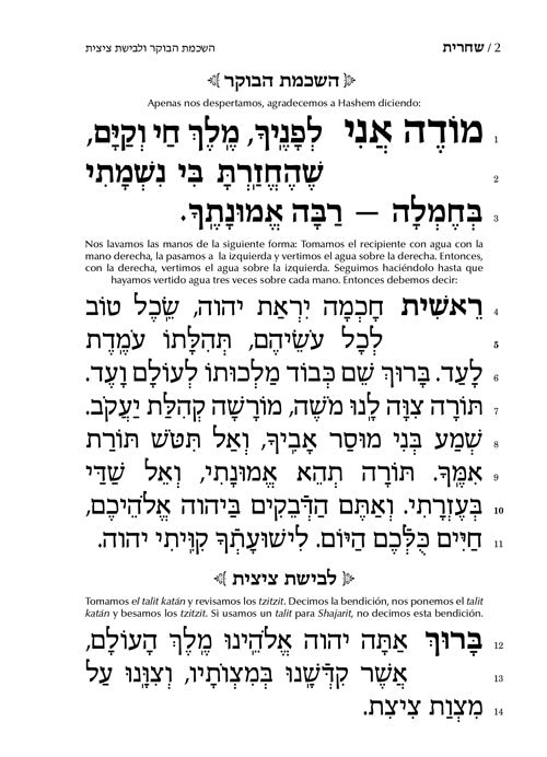 Sidur Artscroll en hebreo grande de rezos diarios con instrucciones y leyes del rezo en español sin fonética ni traduccion