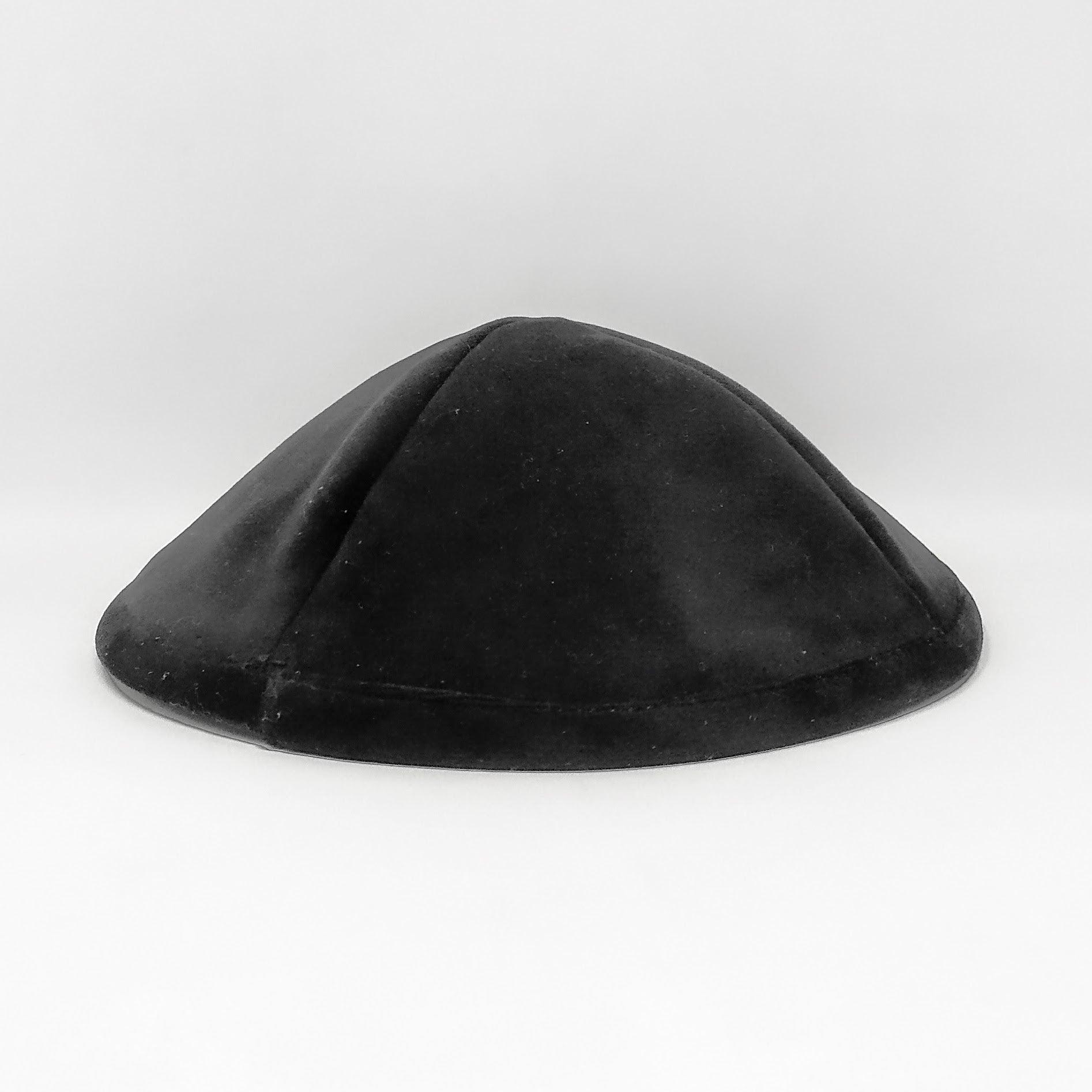 Kipa Terciopelo Negra Jerusalem Talla 5 de 4 Partes 12345 - Libreria Jerusalem Centro