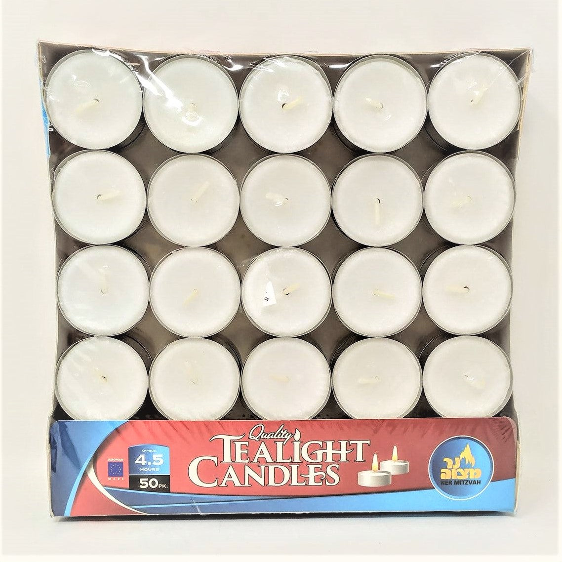 Velas tealight EU (caja con 50) 28060 - Libreria Jerusalem Centro