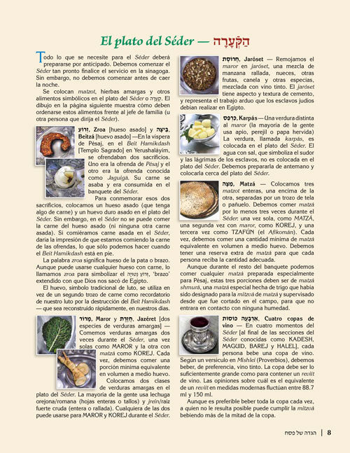 La hagada ilustrada hebreo español y comentarios