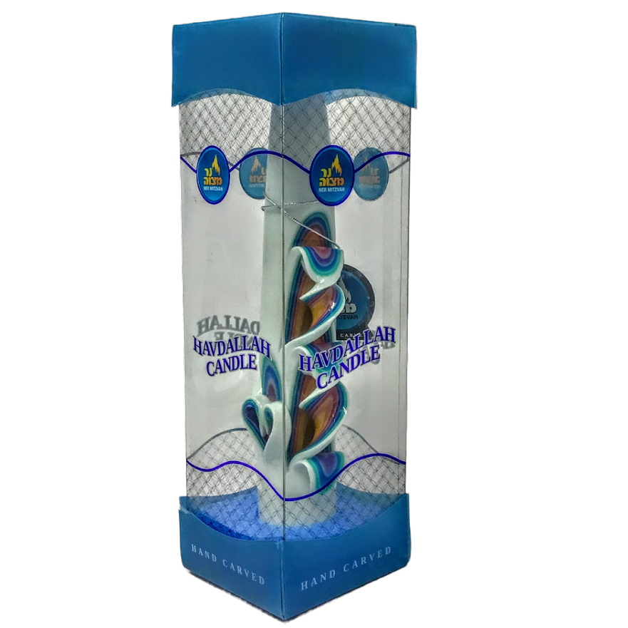 Vela de habdala con base decorativa 20098