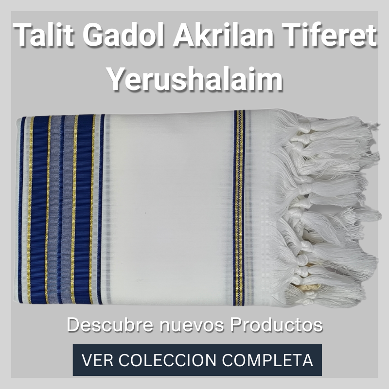 Talit Gadol Akrilan Tiferet Yerushalaim