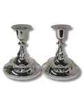 Candelabros Shabat 12 cm Plateados 005