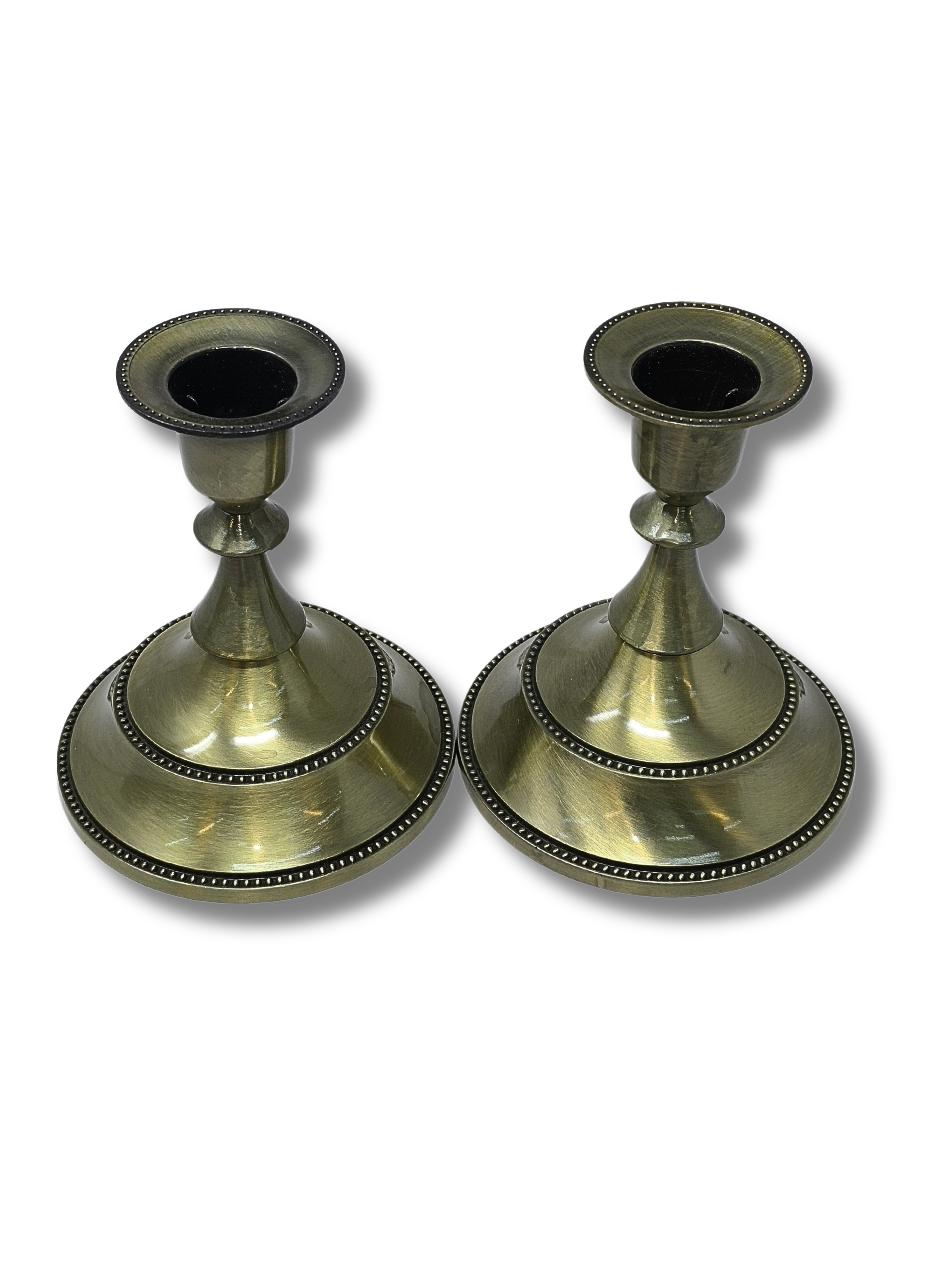 Candelabros Shabat 12 cm Bronce Dorado 006