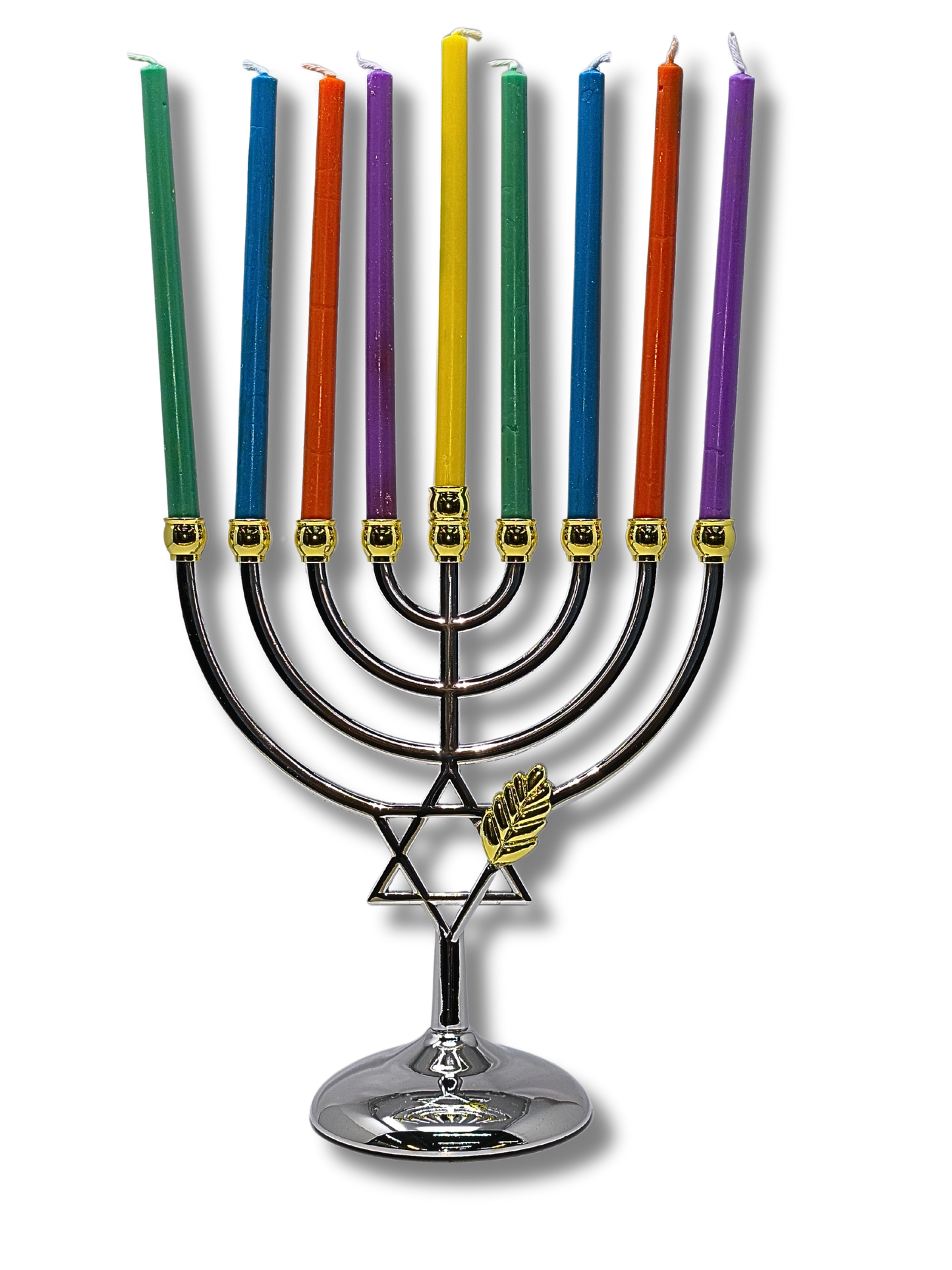 Janukia 9 brazos Tiferet Yerushalaim 18 cm para velas 01490