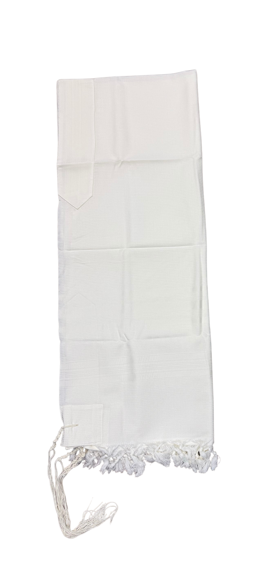 Talit Gadol LANA Blanco Antideslizante Talla 50 TY