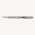 Cuchillo para jalá de 6 pulgadas con mango plateado 04526