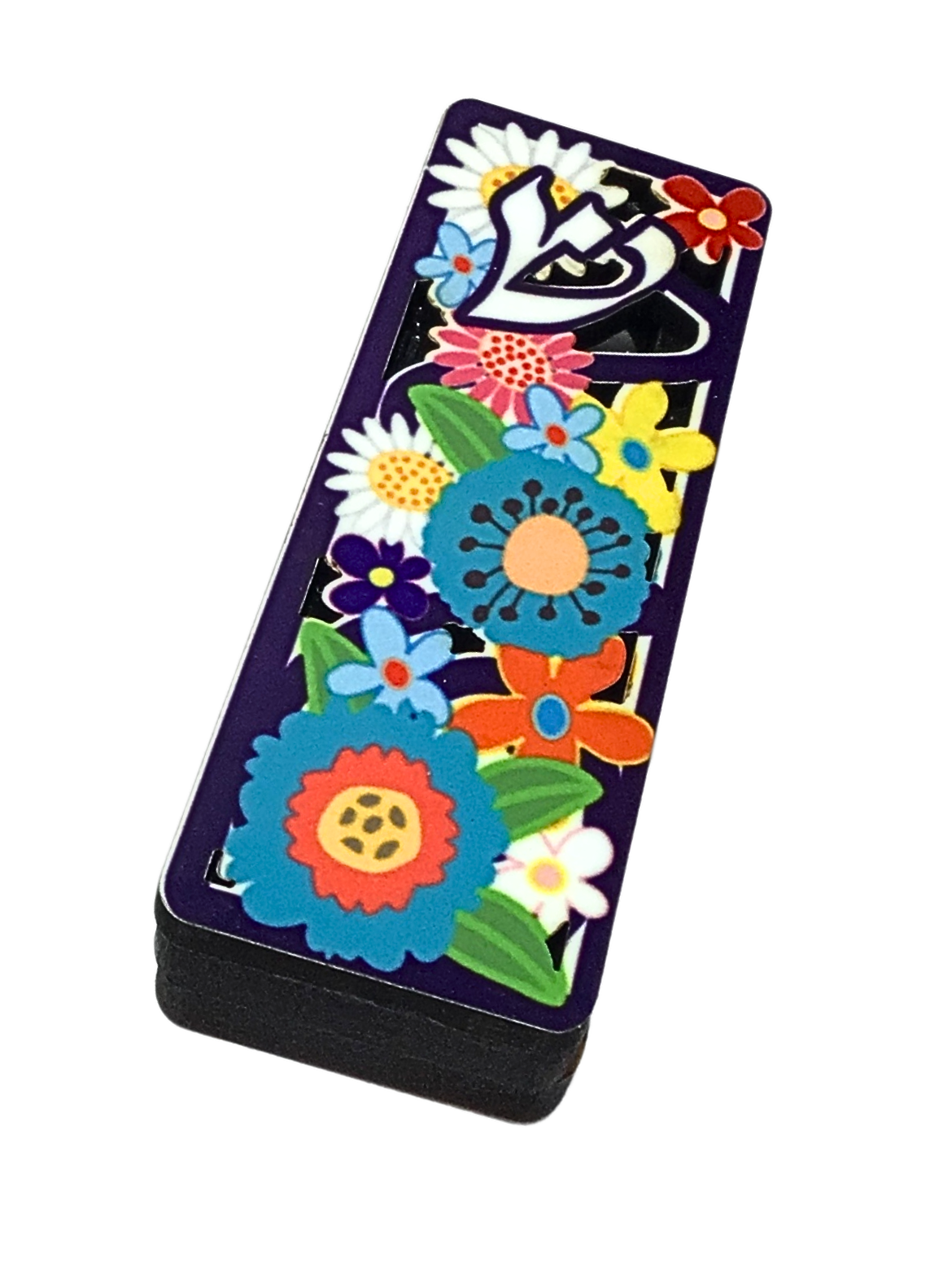 Case for decorated wooden mezuzah 09025