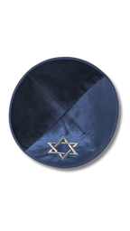 Kipa Terciopelo Azul Art-man con maguen Talla 4 14951