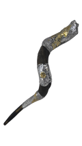 Shofar Antilope XL Arca de la Alianza con incrustacion en Plateado 78244