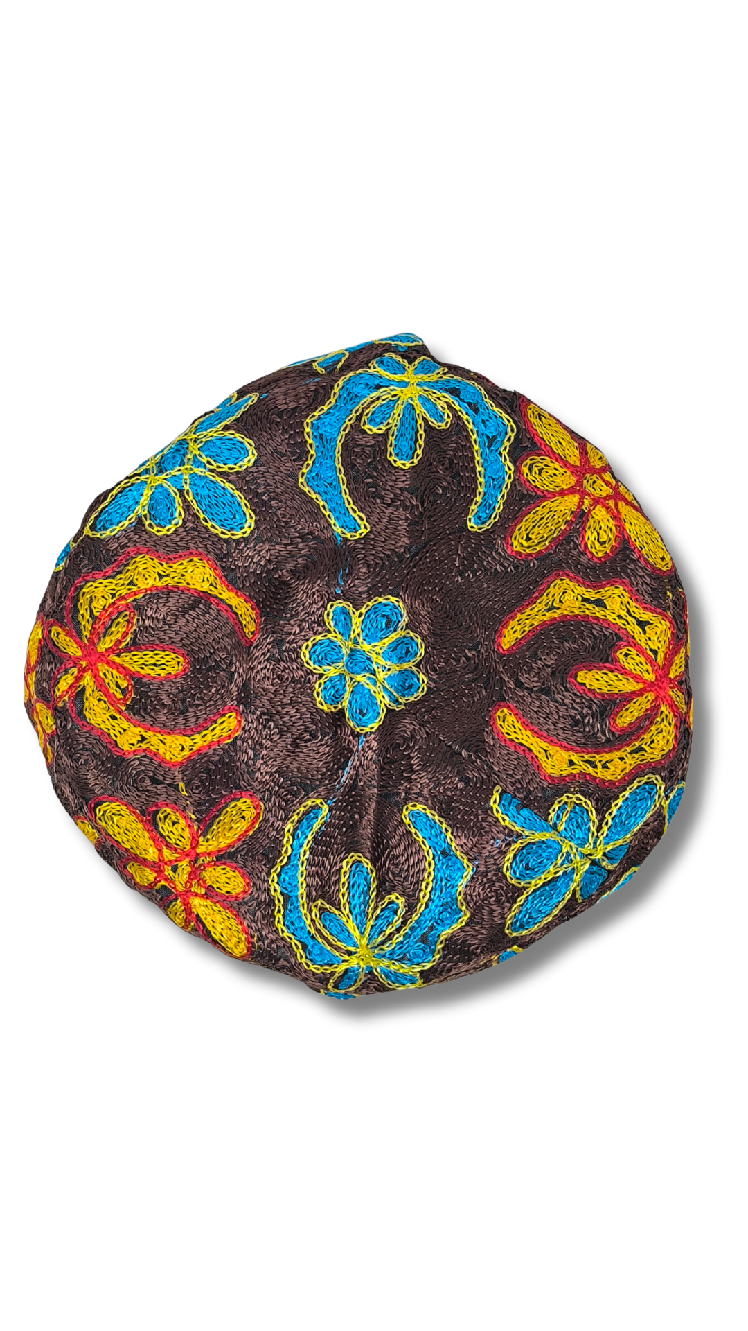 Kipa multicolor bordada de 56 cm. 10105