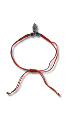 Pulsera de hilo rojo Hamsa con 2 ojitos 102102