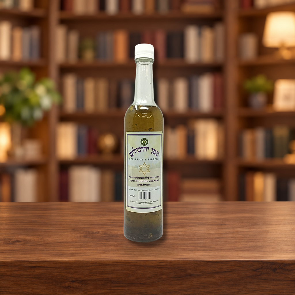 Aceite de 5 especias  500 mls 78671 — ambientación en biblioteca