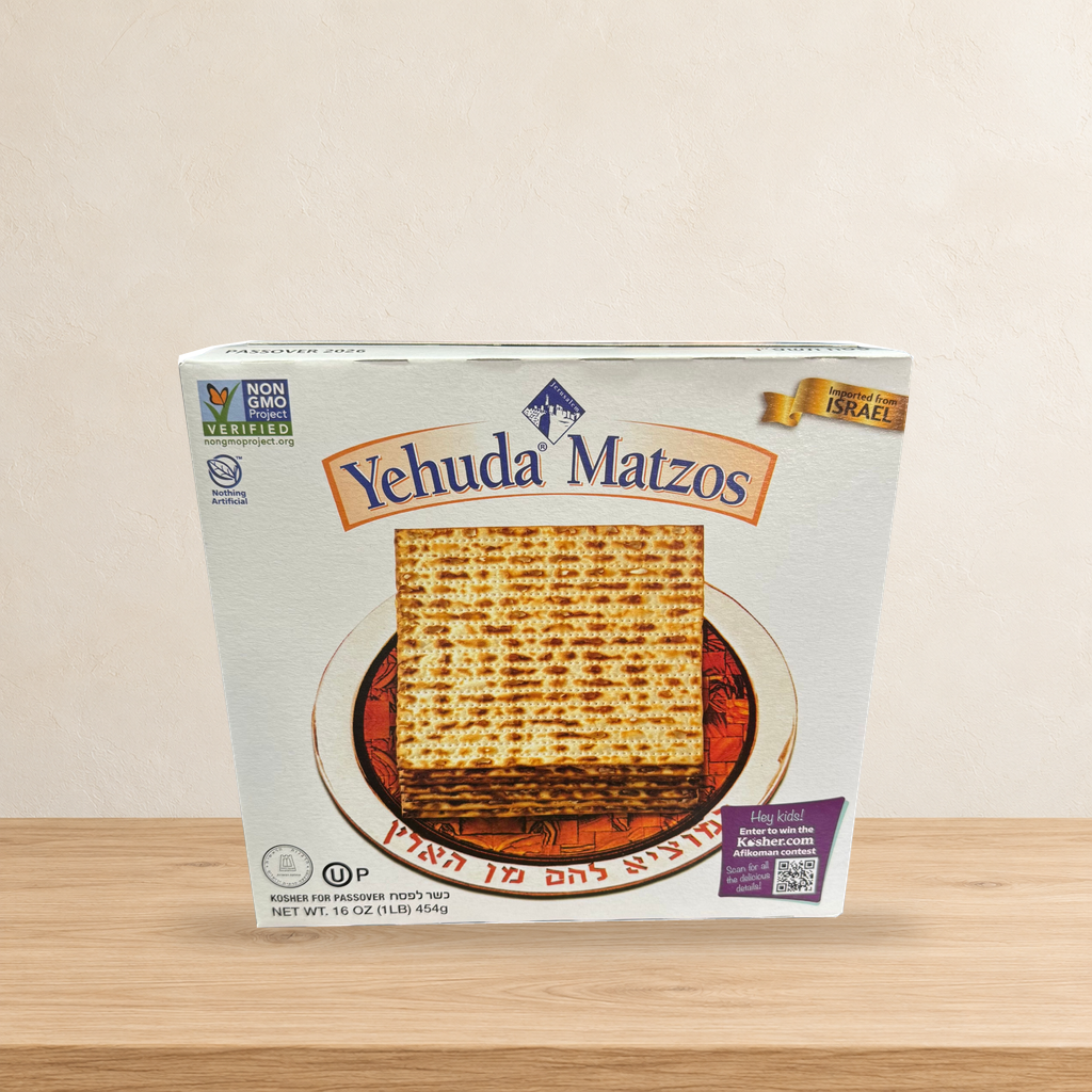 Matza Yehudah 454 gramos — ambientación en estudio claro