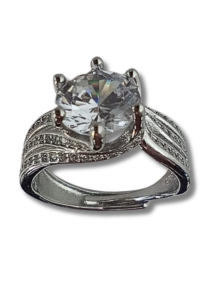 Anillo con zirconia para Jupa 11026