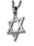 Collar Maguen David acero inoxidable 11082