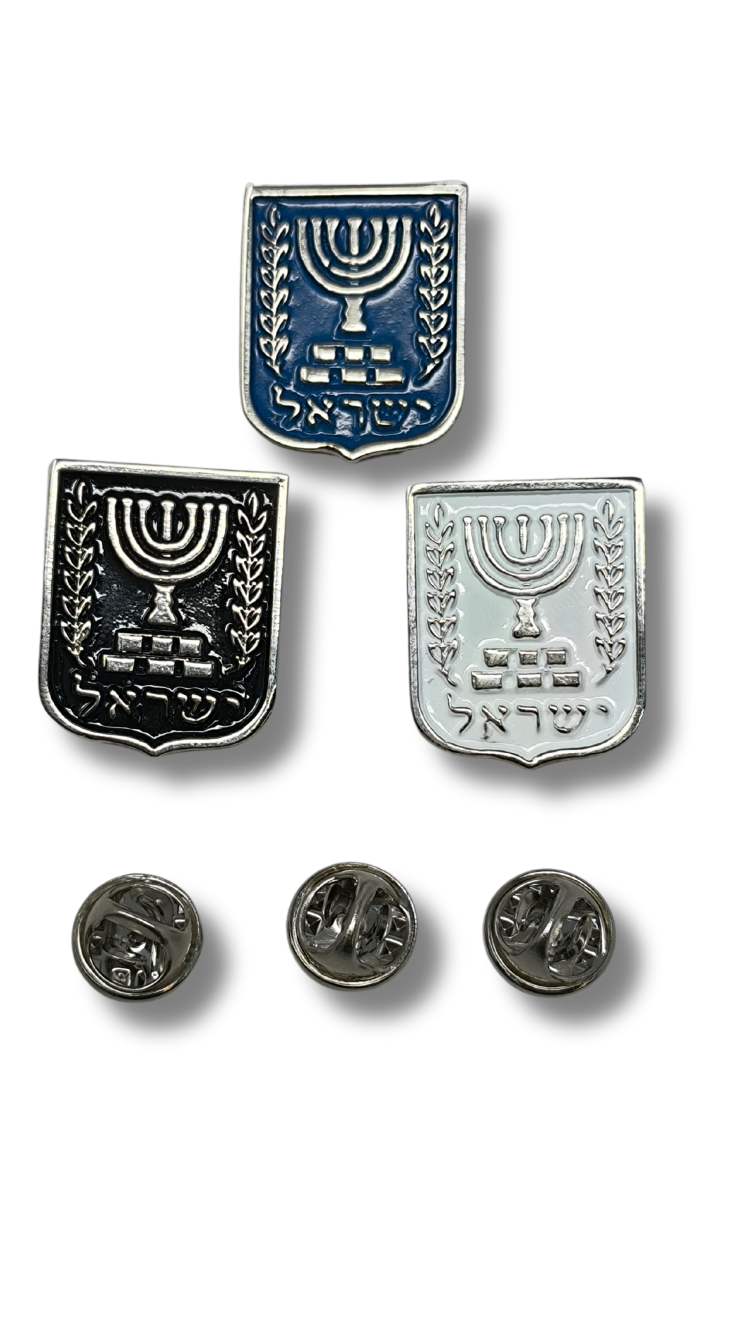 Square Pin Menorah Jerusalem 11279