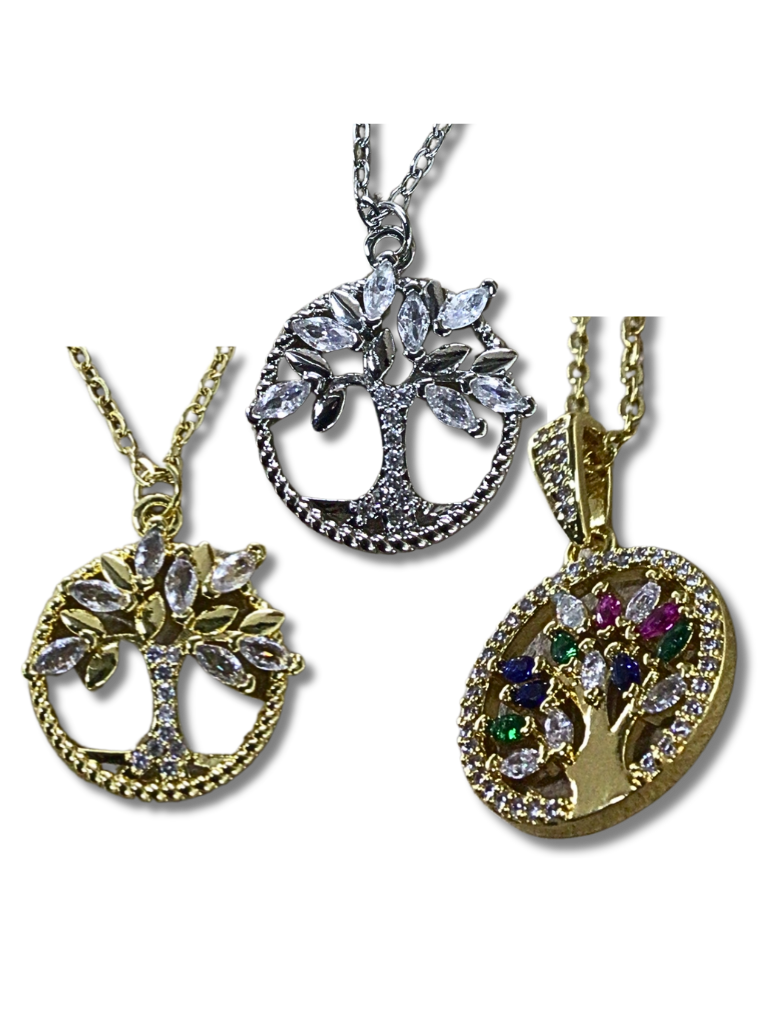 Tree of Life Necklace / Assorted Colors 12010