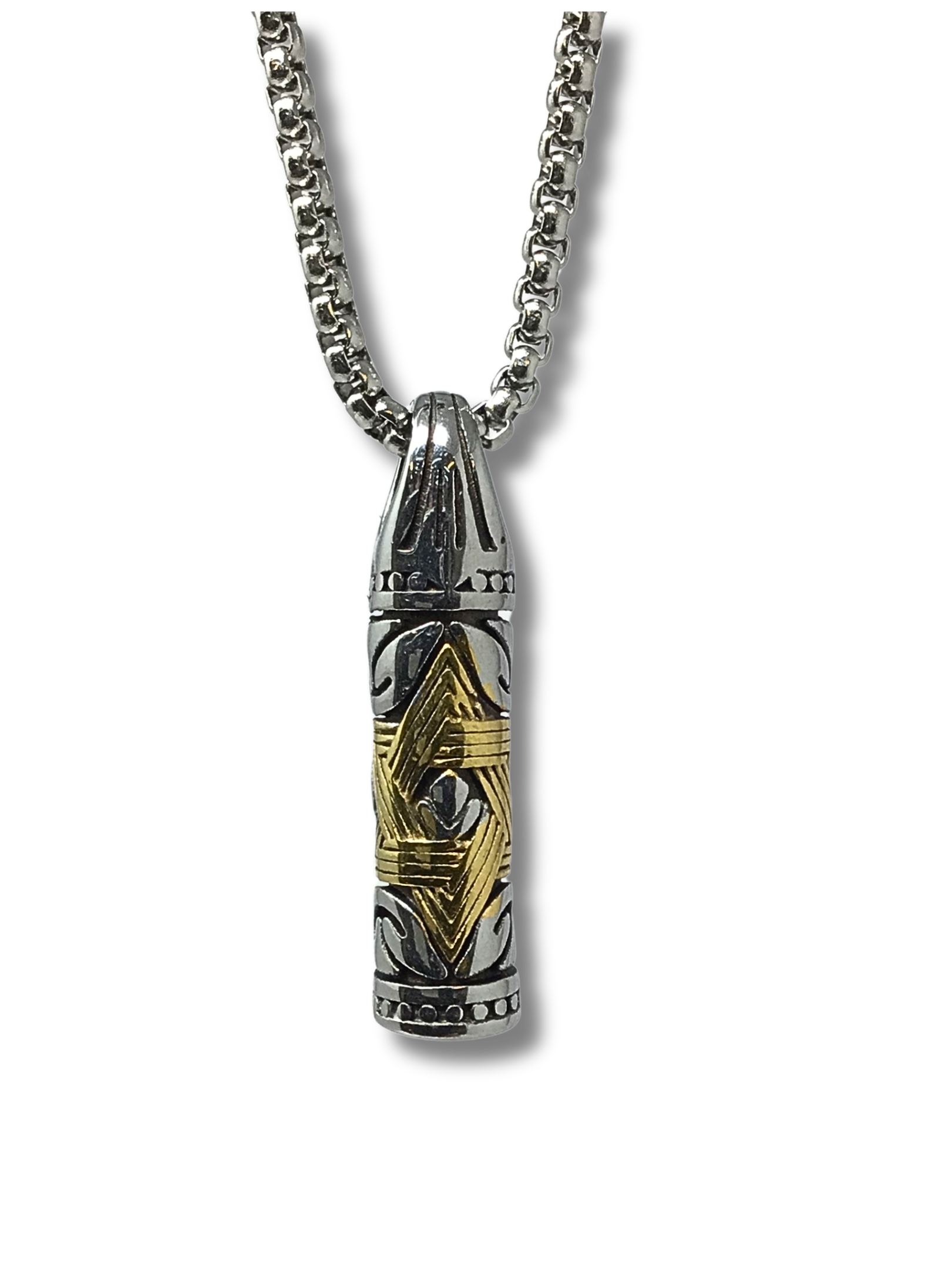 Collar Mezuza Acero 12014