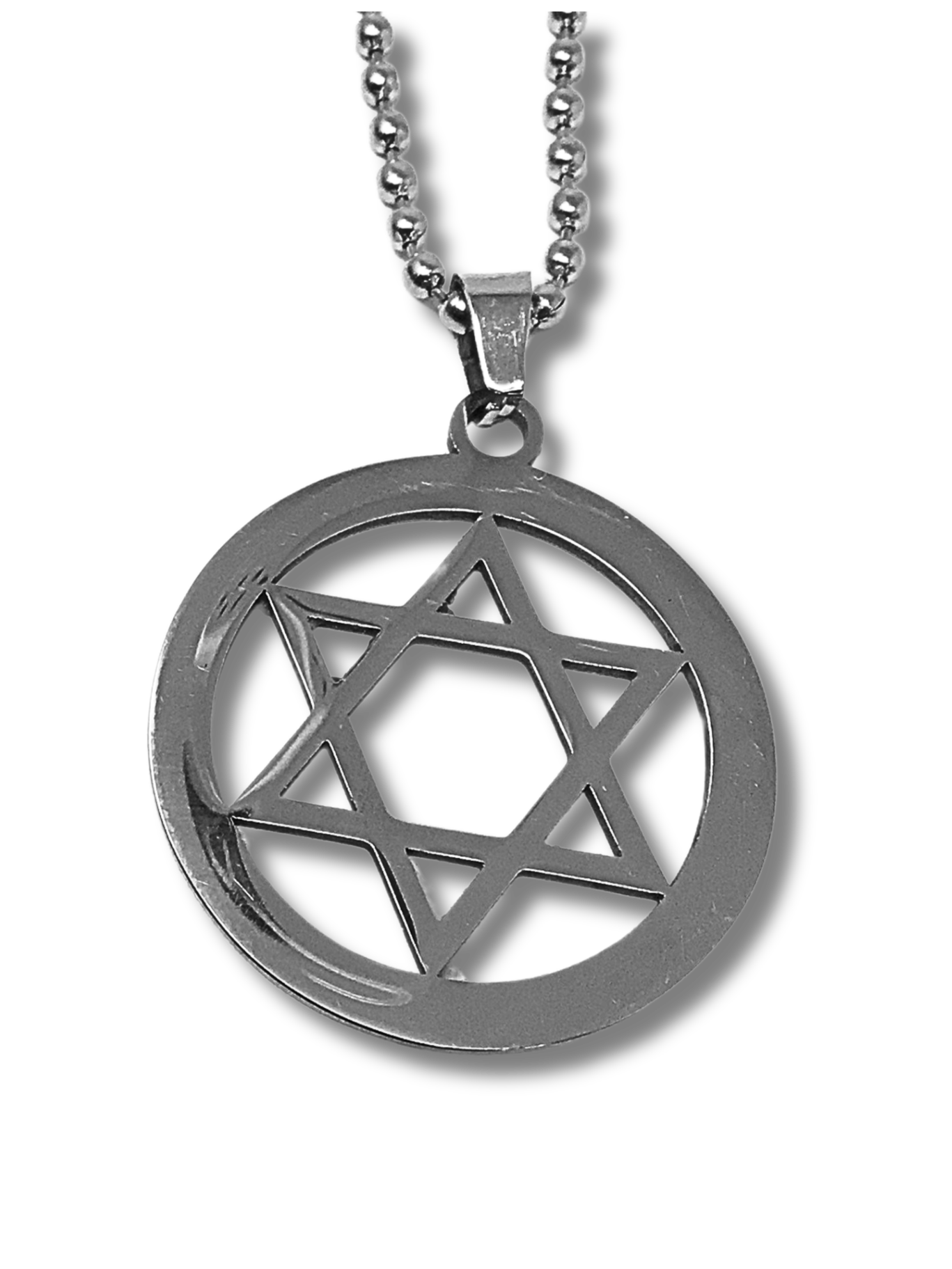 Silver Magen David Necklace 12034