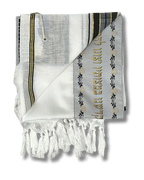 Talit Gadol Akrilan talla 60 negro dorado TY 12326