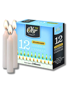 Velas para shabat 3 horas standard (caja de 12 pzs.) 26013